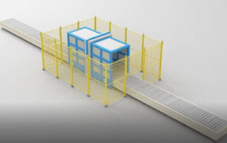 Automation Protection | Production Line Safety Fence | Automated production line safety fence system, CE certified, modular installation, suitable for assembly line and automated workshop protection
