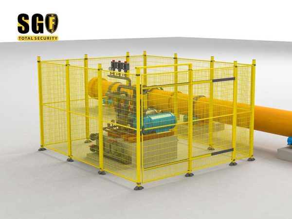 Sgf Racking Customized Safety Solutions for Logistics Workshop: Isolation Fencing ...