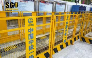 Temporary Isolation | Temporary Metal Fence | Portable galvanized temporary metal fence, durable, easy to install, suitable for construction site and event temporary isolation