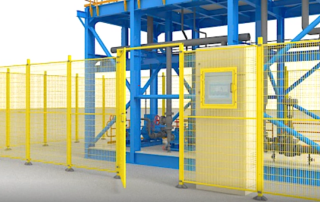 Industrial Access | Safety Fence Access Window | Industrial safety fence access window, easy to operate, suitable for machine guard fence access and operation points