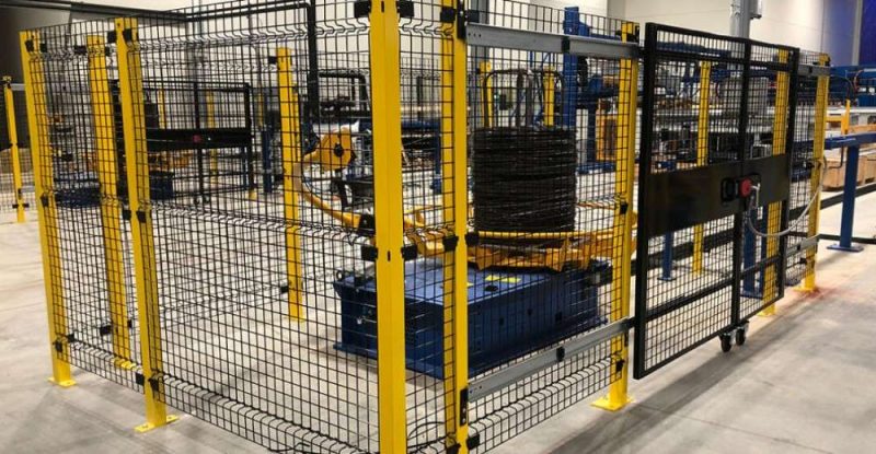Machine Guard Safety Barrier Total Security Together With SGF