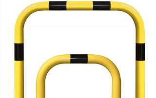 Impact Protection | U Shape Steel Safety Guard | U shape steel safety guard, high impact resistance, galvanized rustproof, suitable for warehouse column and equipment corner protection