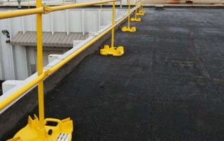 Fall Protection | Temporary Rooftop Guardrail | Temporary rooftop safety guardrail, easy to install, CE certified, suitable for roof maintenance and construction site fall protection