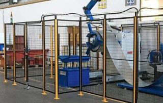 Machine Protection | Industrial Machinery Safety Fencing | Galvanized industrial machinery safety fencing, CE certified, modular installation, 10-year warranty, suitable for factory equipment and production line protection