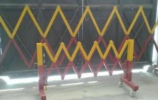 Temporary Isolation | Steel Mobile Barricade Gate | Heavy duty steel mobile barricade gate, galvanized rustproof, durable, suitable for construction site and industrial area access control