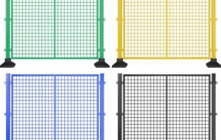 Temporary Isolation | Temporary Barrier Fence | Portable temporary safety barrier fence, high visibility, easy to move, suitable for construction site, event and traffic control applications