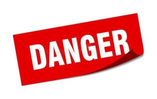 Product Accessory | Danger Warning Label | Safety fence supporting danger warning label, high辨识度, waterproof and durable, suitable for industrial hazardous area marking