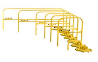 Industrial Protection | Guardrail Safety System | Complete safety guardrail system, CE certified, modular design, customizable, suitable for various industrial and commercial safety applications