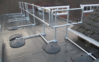 Fall Protection | KeeGuard Roof Railing | KeeGuard rooftop safety railing system, CE certified, non-penetrating design, suitable for various rooftop fall protection applications