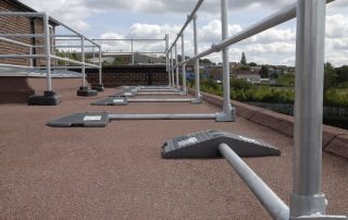 Fall Protection | KeeGuard Roof Railing | KeeGuard rooftop safety railing system, CE certified, non-penetrating design, suitable for various rooftop fall protection applications