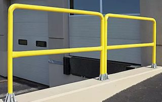 Fall Protection | Leading Edge Safety Rail | Leading edge fall protection safety rail, CE certified, easy to install, suitable for construction site rooftop edge protection