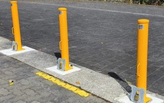 Traffic Control | Movable Security Bollard | Movable security bollard, easy to operate, suitable for temporary access control and traffic management applications