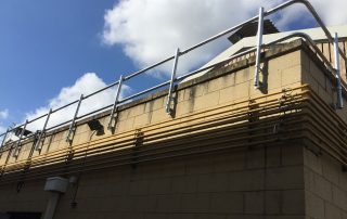 Fall Protection | Roof Edge Guardrail | Rooftop edge safety guardrail, CE certified, impact resistant, suitable for building rooftop edge fall protection