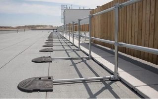 Fall Protection | Roof Safety Handrail | Rooftop safety handrail system, CE certified, durable, suitable for building rooftop safety protection