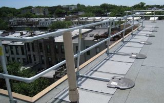Fall Protection | Roof Safety Handrail | Rooftop safety handrail system, CE certified, durable, suitable for building rooftop safety protection