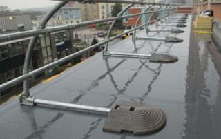 Fall Protection | Roof Edge Protection System | Rooftop edge fall protection system, CE certified, impact resistant, suitable for building rooftop edge safety protection