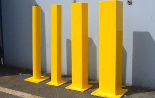 Traffic Control | Square Security Bollard | Square shape security bollard, galvanized rustproof, high strength, suitable for perimeter access control and vehicle protection