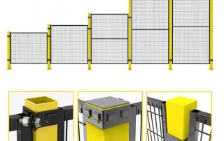 Workshop Management | Workshop Isolation Fence | Workshop area isolation safety fence, galvanized rustproof, CE certified, modular design, suitable for workshop area division and safety management