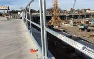 Construction Safety | Construction Safety Railing | Temporary construction site safety railing, galvanized rustproof, easy to install, suitable for construction site edge and fall protection