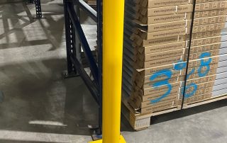 Warehouse Protection | Warehouse Safety Bollard | Warehouse safety bollard, impact resistant, galvanized rustproof, suitable for warehouse traffic and facility protection