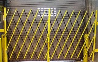 Access Control | Collapsible Gate | Collapsible security gate, easy to operate, space saving, suitable for warehouse and industrial site access control