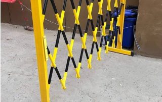 Safety Protection | Expandable Safety Barrier | Expandable safety barrier, high visibility, easy to install, suitable for various industrial and commercial safety applications