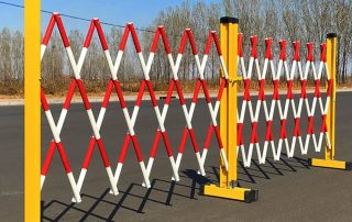 Temporary Isolation | Expandable Mobile Barricade | Expandable mobile safety barricade, easy to move, flexible length, suitable for event and construction site temporary isolation