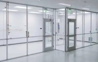 Cleanroom Isolation | Modular Cleanroom Fence | Modular cleanroom isolation fence, anti-static, dust-proof, easy to assemble, suitable for clean workshop and controlled environment area isolation