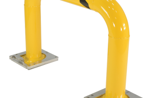 Warehouse Protection | Profile Rack Guard | Steel profile rack safety guard, impact resistant, galvanized rustproof, suitable for warehouse storage rack protection