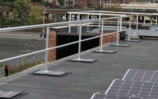 Fall Protection | Roof Guardrail | Galvanized roof safety guardrail, CE certified, modular installation, 10-year warranty, suitable for rooftop fall protection and construction site safety