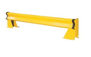Impact Protection | Single Straight Rail Impact Barrier | Single straight rail impact resistant barrier, high strength, galvanized rustproof, CE certified, suitable for light to medium traffic zone protection