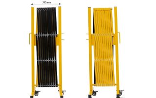 Temporary Isolation | Steel Portable Barricade Gate | Heavy duty steel portable barricade gate, galvanized rustproof, durable, suitable for construction site and industrial area access control