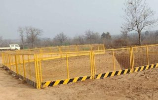 Temporary Isolation | Temporary Fencing | Portable temporary safety fencing, galvanized rustproof, modular design, suitable for construction site, event and crowd control applications