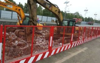 Temporary Isolation | Temporary Isolation Fence | Portable temporary isolation fence, galvanized rustproof, easy to move and assemble, suitable for construction site and event area temporary isolation