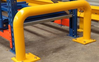 Traffic Protection | Tubular Barrier | Steel tubular safety barrier, galvanized rustproof, high visibility, impact resistant, suitable for warehouse traffic and pedestrian safety control