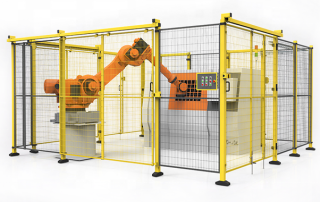 Machine Protection | Wire Mesh Machine Guard | Wire mesh machine safety guard, CE certified, modular installation, 10-year warranty, impact resistant, suitable for factory equipment and production line protection