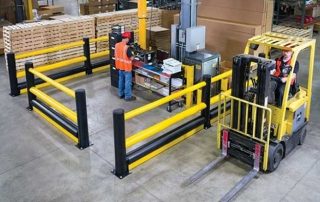 Warehouse Safety | Warehouse Safety Barrier | Durable warehouse safety barrier, impact resistant, galvanized rustproof, suitable for warehouse traffic and facility protection