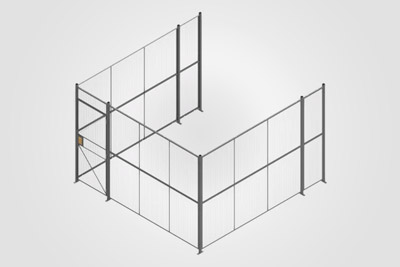 Wire-cages4 Product Detail Page | Wire Mesh Cage | Wire mesh storage cage product, modular design, easy to assemble, CE certified, 10-year warranty, galvanized rustproof, customizable size