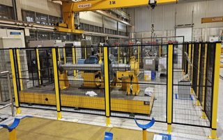 Product Display | Industrial Safety Fence Product | Industrial safety fence product, high quality galvanized steel, CE certified, 10-year warranty, modular installation, for warehouse and machine guard