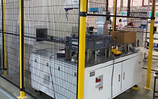 Product Detail Page | Machine Guard Fence | Machine guard safety fence detail, smooth edge treatment, safe for personnel, CE certified, 10-year warranty, galvanized rustproof