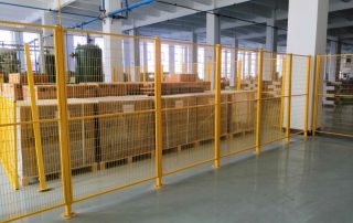 Product Detail Page | Machine Guard Fence | Machine guard safety fence application, factory workshop equipment isolation, CE certified, 10-year warranty, galvanized rustproof, impact resistant