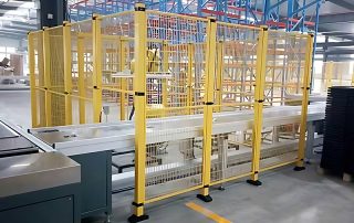 Product Detail Page | Machine Guard Fence | Machine guard safety fence application, isolates heavy production equipment, impact resistant, CE certified, 10-year warranty, galvanized rustproof