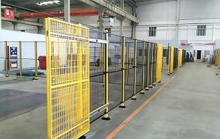 Product Detail Page | Machine Guard Fence | Machine guard safety fence detail, reinforced mesh design, impact resistant, CE certified, 10-year warranty, galvanized rustproof