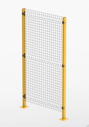 0516 (10) Industrial Protection | Industrial Safety Fencing | Galvanized rustproof industrial safety fencing, CE certified, modular installation, 10-year warranty, impact resistant, suitable for factory warehouse machine guard and perimeter protection