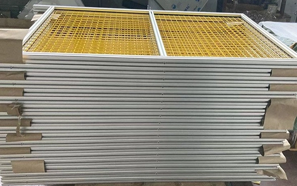 0523 (8) Industrial Protection | Industrial Safety Fencing | Galvanized rustproof industrial safety fencing, CE certified, modular installation, 10-year warranty, impact resistant, suitable for factory warehouse machine guard and perimeter protection
