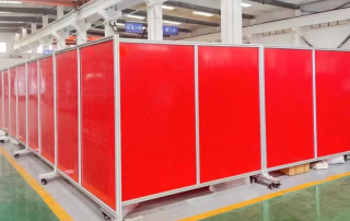 Custom Solution | Industrial Fence Design Rendering | Professional custom industrial safety fence design solution, CE certified, modular design, customizable size, suitable for various industrial application scenarios