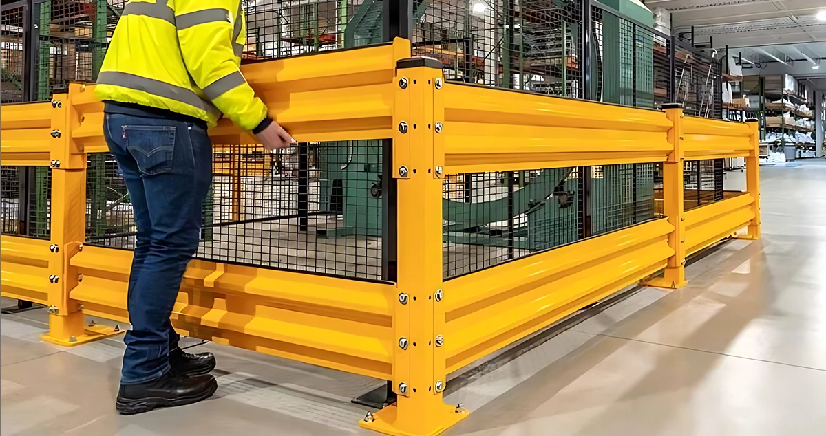 hsafety (6) Industrial Protection | High Strength Safety Fencing | Heavy duty high strength industrial safety fencing, galvanized rustproof, CE certified, 10-year warranty, impact resistant, suitable for heavy industrial area machine guard and perimeter protection