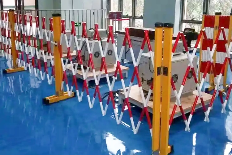 Portable Barricade Gate in a clean room