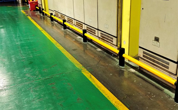 fcbarrier2 Impact Protection | Flexible Crash Barrier | Shock absorbing flexible crash barrier, CE certified, modular installation, 10-year warranty, impact resistant, suitable for warehouse traffic zone and industrial equipment protection