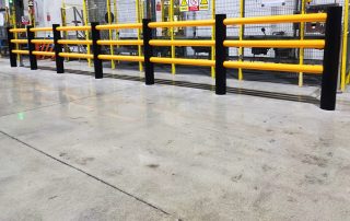 Impact Protection | Flexible Crash Barrier | Shock absorbing flexible crash barrier, CE certified, modular installation, 10-year warranty, impact resistant, suitable for warehouse traffic zone and industrial equipment protection